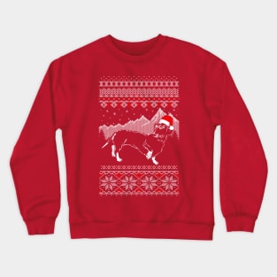 DACHSHUND UGLY CHRISTMAS SWEATER DESIGN Crewneck Sweatshirt